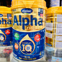 Sữa bột Alpha Gold 4 hộp thiếc 850g ( 2- 6 tuổi)