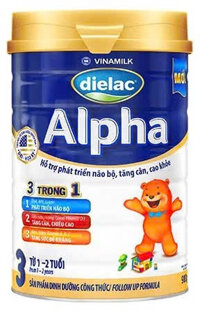 Sữa bột Alpha từ 1-2 tuổi