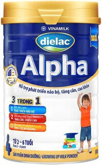 Sữa bột Alpha từ 2-6 tuổi