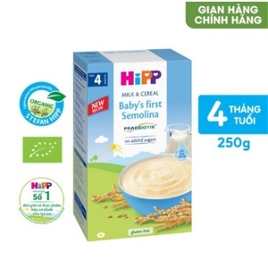Sữa bột ăn dặm khởi đầu HiPP 250g - dành cho trẻ từ 4 tháng
