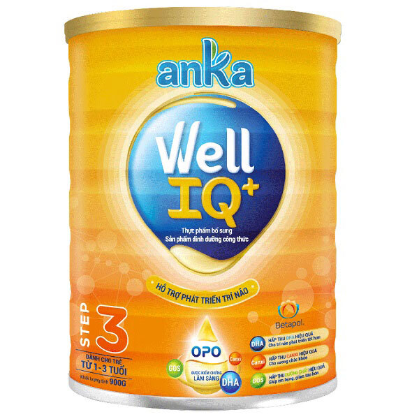 Sữa bột Anka Well IQ+ Step 3 - 900gr