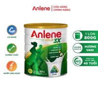 Sữa bột Anlene 800g - Dành cho người từ 40 tuổi trở lên