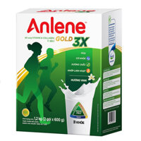 Sữa bột Anlene gold 3X hộp giấy 1.2kg (cho người trên 40 tuổi)