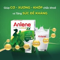 Sữa bột Anlene Gold 3X hương Vanilla hộp giấy 440g