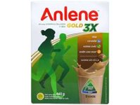 Sữa bột Anlene Gold 3X hương socola hộp giấy 440g - Dành cho người cần tăng cường sức khỏe cơ – xương – khớp
