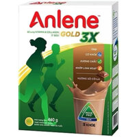 Sữa bột Anlene Gold 3x Socola hộp giấy 440g