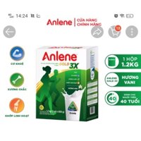 Sữa bột Anlene Gold 3X/1.2kg dành cho người trên 40 tuổi (date 2023)