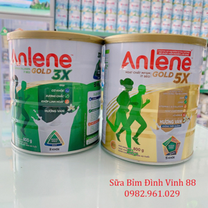 Sữa bột Anlene Gold 5X 800g cho người trên 40 tuổi