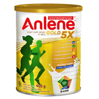 Sữa Bột Anlene Gold 5X Hương Vanilla Hộp Thiếc 400g