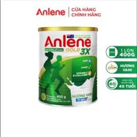 Sữa Bột Anlene Gold Movepro 3X Hương Vanilla Hộp Thiếc 400g