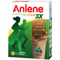 Sữa Bột Anlene Gold Movepro Hương Chocolate Hộp Giấy 440g