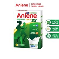 Sữa bột Anlene Gold Movepro Hộp 440g (Vani (trên 40 tuổi)):Sôcôla trên 51 tuổi