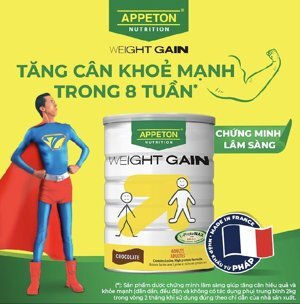 Sữa bột Appeton Weight Gain Adult - hộp 450 g