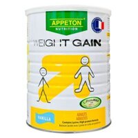Sữa bột Appeton Weight Gain Lon 900g Vị vani – Sữa cho người gầy