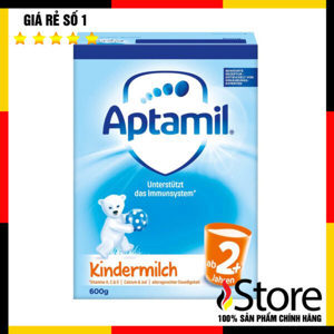 Sữa bột Aptamil Kinder Milch 2+ Đức - hộp 600g (dành cho bé trên 2 tuổi)