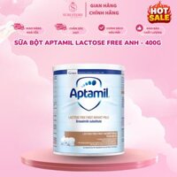 Sữa bột Aptamil Lactose Free (Anh) - 400g