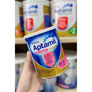 Sữa bột Aptamil Pepti Junior Gold+ 450g (cho bé dị ứng đạm sữa bò từ 0 đến 12 tháng tuổi)