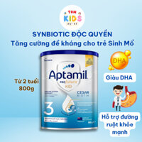 Sữa Bột Aptamil Profutura KID Cesarbiotik số 3 800g Trên 2 tuổi