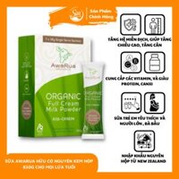 Sữa bột AwaRua Organic A2 Nguyên Kem Hộp 252g