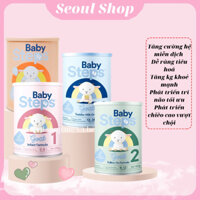 Sữa Bột Baby Steps Goat Infant Formula m Phát Triển Trí Não Tăng Hệ Miễn Dịch Hỗ Trợ Xương Khớp 900g