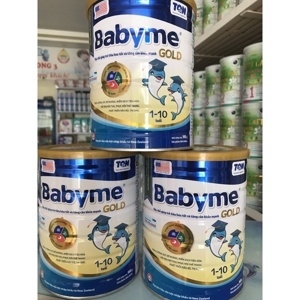 Sữa bột babyme gold 900g