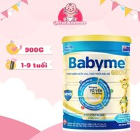 Sữa bột Babyme Grow ( hỗ trợ phát triển chiều cao ) lon 900g