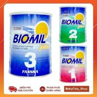 Sữa Bột Biomil Đủ Số 1, 2, 3 hộp 800g [Date mới nhất]