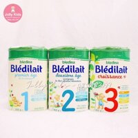 Sữa Bột Bledina Bledilait Pháp Số 1-2-3 Hộp 900g
