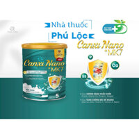 Sữa bột bổ sung canxi mk7 giúp phòng ngừa loãng xương, gãy xương, cho xương chắc khoẻ lon 800g