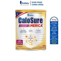 Sữa bột Calosure America+ 400g (tiểu đường) bảo vệ cơ xương khớp, tim mạch, chống đột quỵ, tăng miễn dịch - VitaDairy