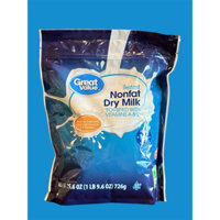 Sữa Bột Canxi Great Value Nonfat Dry Milk (không chất béo)
