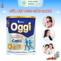 Sữa Bột Canxi Oggi – Hỗ Trợ Xương Chắc Khỏe, Ngừa Loãng Xương, Phát Triển Chiều Cao – Lon 900g
