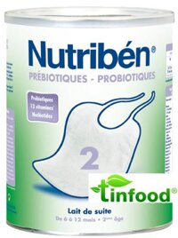 Sữa bột cao cấp Nutriben 2 bổ sung 8 vitamin và NUCLÉOTIDES 900g