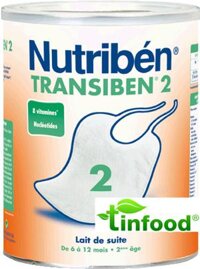 Sữa bột cao cấp Nutriben 2 nhuận trường cho trẻ từ 6-12 tháng 900g