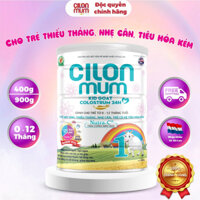 Sữa Bột Cho Bé 0-12 tháng Cilonmum Kid Goat Colostrum 24h (sữa Dê) - Cho Trẻ Thiếu Tháng, Nhẹ Cân, Tiêu Hóa Kém 400/900g