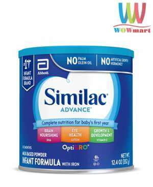 Sữa bột Abbott Similac Advance OptiGro - hộp 352g (dành cho trẻ từ 0-12 tháng tuổi)