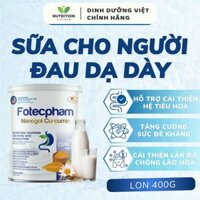 Sữa Bột Cho Người Đau Dạ Dày Hỗ Trợ Dinh Dưỡng Cần Thiết Cho Cơ Thể Fotecpham Nanogol Curcumin 400g