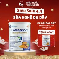 Sữa Bột Cho Người Đau Dạ Dày Hỗ Trợ Dinh Dưỡng Cần Thiết Cho Cơ Thể Fotecpham Nanogol Curcumin 400g