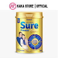 Sữa bột cho người lớn tuổi Vinamilk Sure Prevent 900g (Hộp thiếc) - bổ sung dinh dưỡng và tăng cường sức khỏe