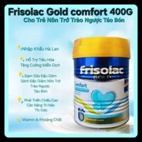 Sữa Bột Cho Trẻ Nôn Trớ Trào Ngược Táo Bón Frisolac Gold Comfort 400g Được Làm Từ Đạm Đậu Gôm Sánh Đặc Sữa DATE MỚI.