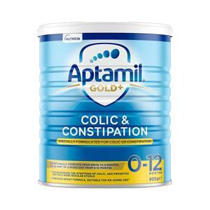 Sữa bột chống táo bón khó tiêu Aptamil Colic & Constipation 900g