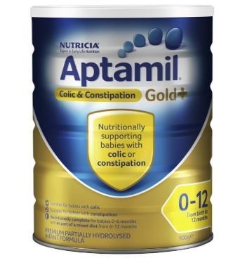 Sữa bột chống táo bón khó tiêu Aptamil Colic & Constipation 900g