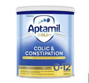 Sữa bột chống táo bón khó tiêu Aptamil Colic & Constipation 900g