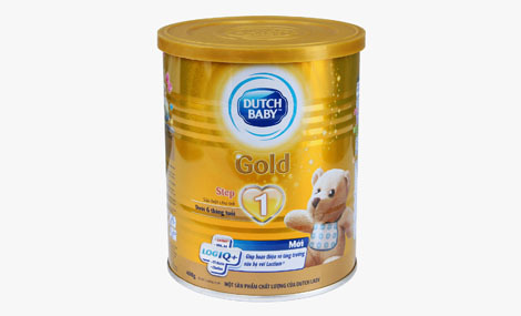 Sữa bột Dutch Lady Cô gái Hà Lan Gold Step 1 - hộp 400g (dành cho trẻ từ 0 - 6 tháng tuổi)