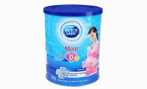 Sữa bột Dutch Lady Cô gái Hà Lan Mum - hộp 900g (dành cho bà mẹ mang thai và cho con bú)