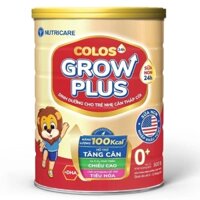 Sữa bột Colos Grow Plus 0+ lon 850g Nutricare