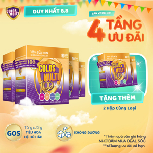 Sữa bột Colosmulti 100 Plus dạng lon 90 gói x 1,5g