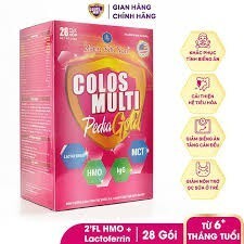 Sữa bột Colosmulti Pedia Gold hộp 28 gói x 16g
