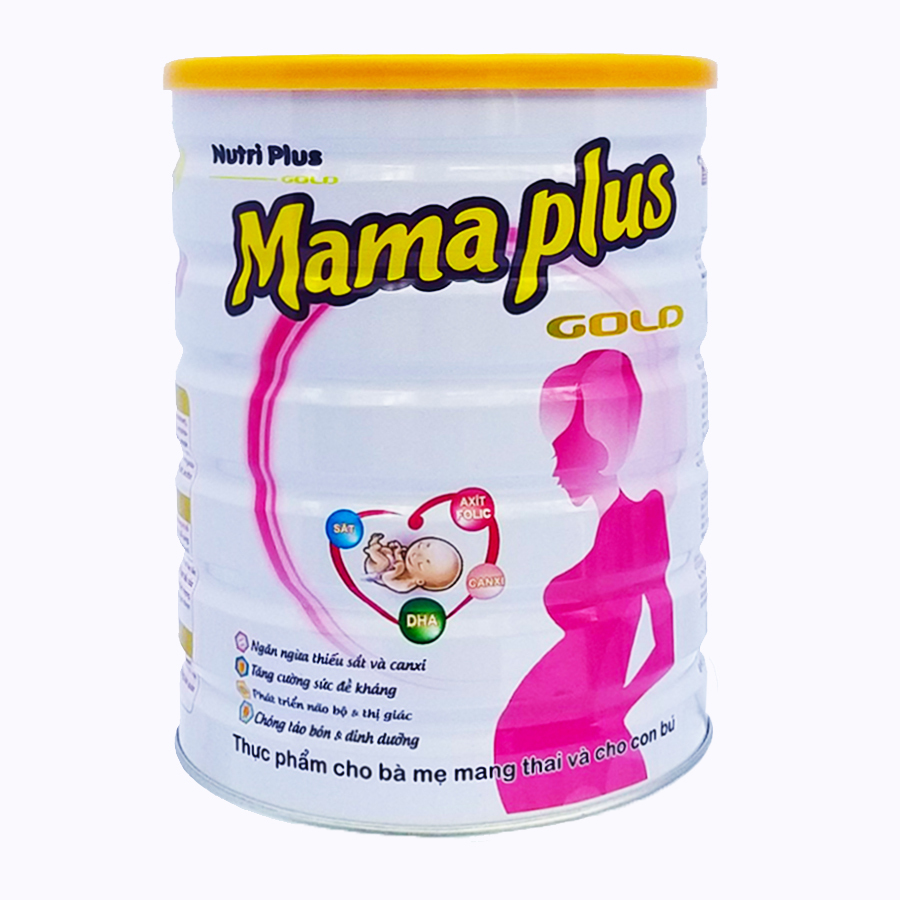 Sữa bột công thức dinh dưỡng cho bà bầu Mama Plus 900g