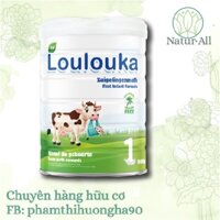 Sữa bột công thức hữu cơ Loulouka Thụy Sĩ số 1 cho bé sơ sinh - hộp 900g